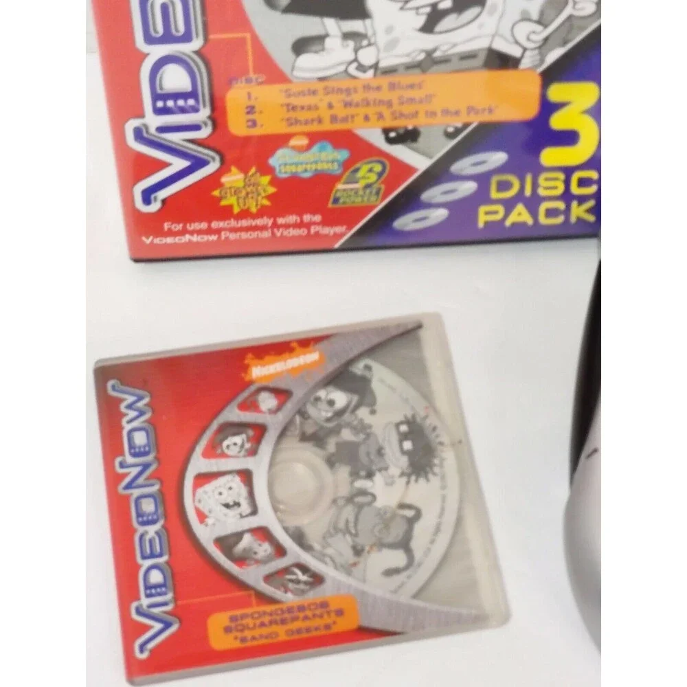 VideoNow Personal Video Player Spongbob, fear factor, all grown up TESTED
